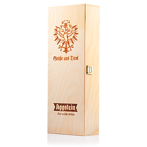 Holzkiste mit Logo & Gravur